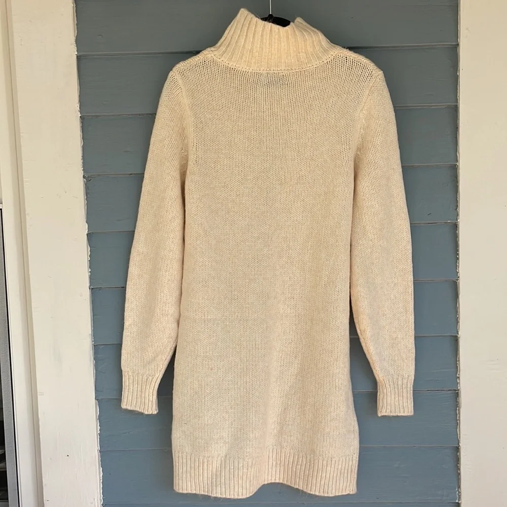 ASOS Ivory Turtleneck Mini Dress - Picture 7 of 9